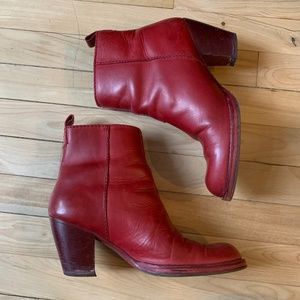 Red Acne Pistol boots - EU 39